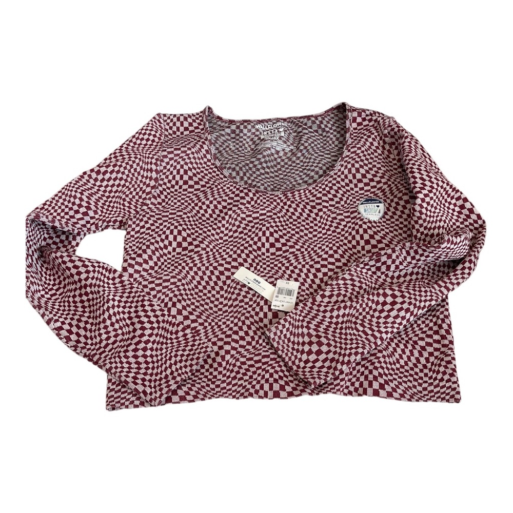 Ladies knit crop top wallflower 3XL